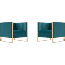 dobrev blue  pack chairs   
