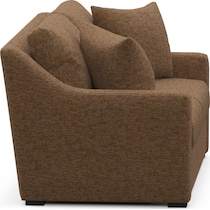 dobson dark brown loveseat   