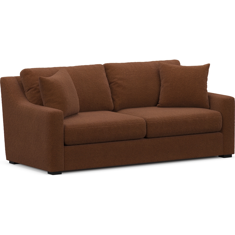 dobson dark brown sofa   