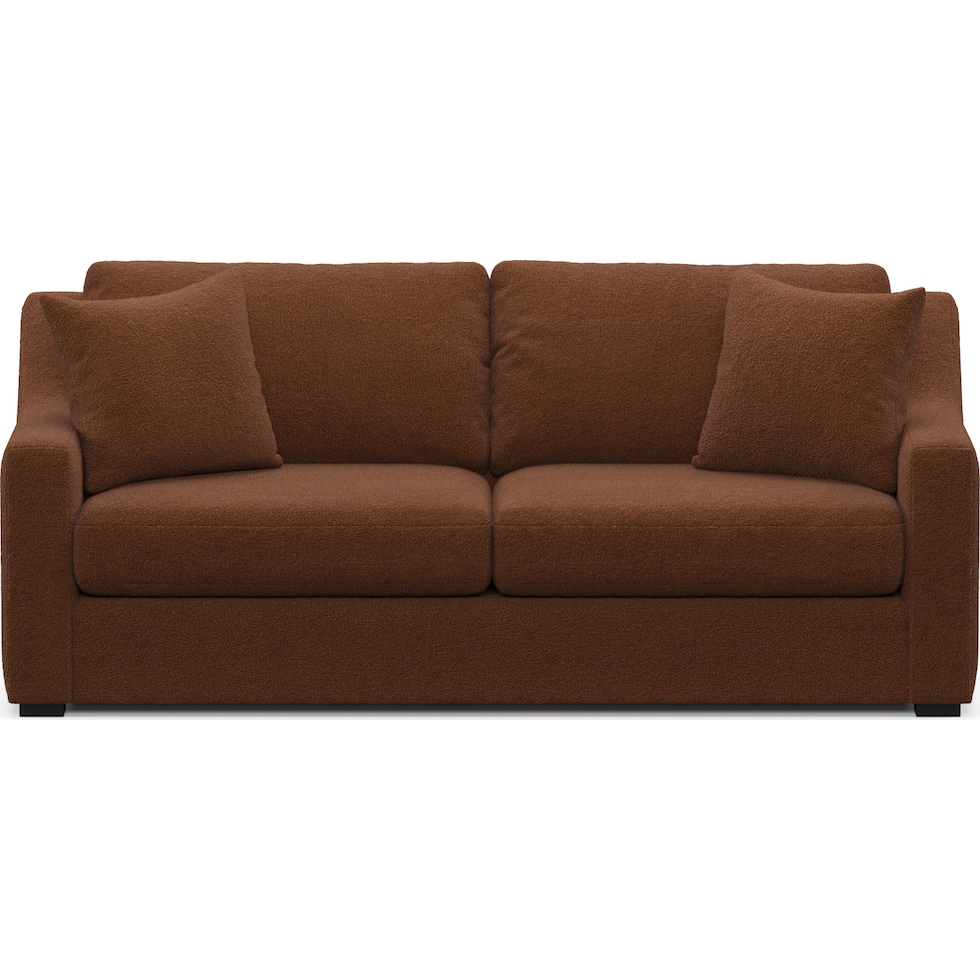 dobson dark brown sofa   