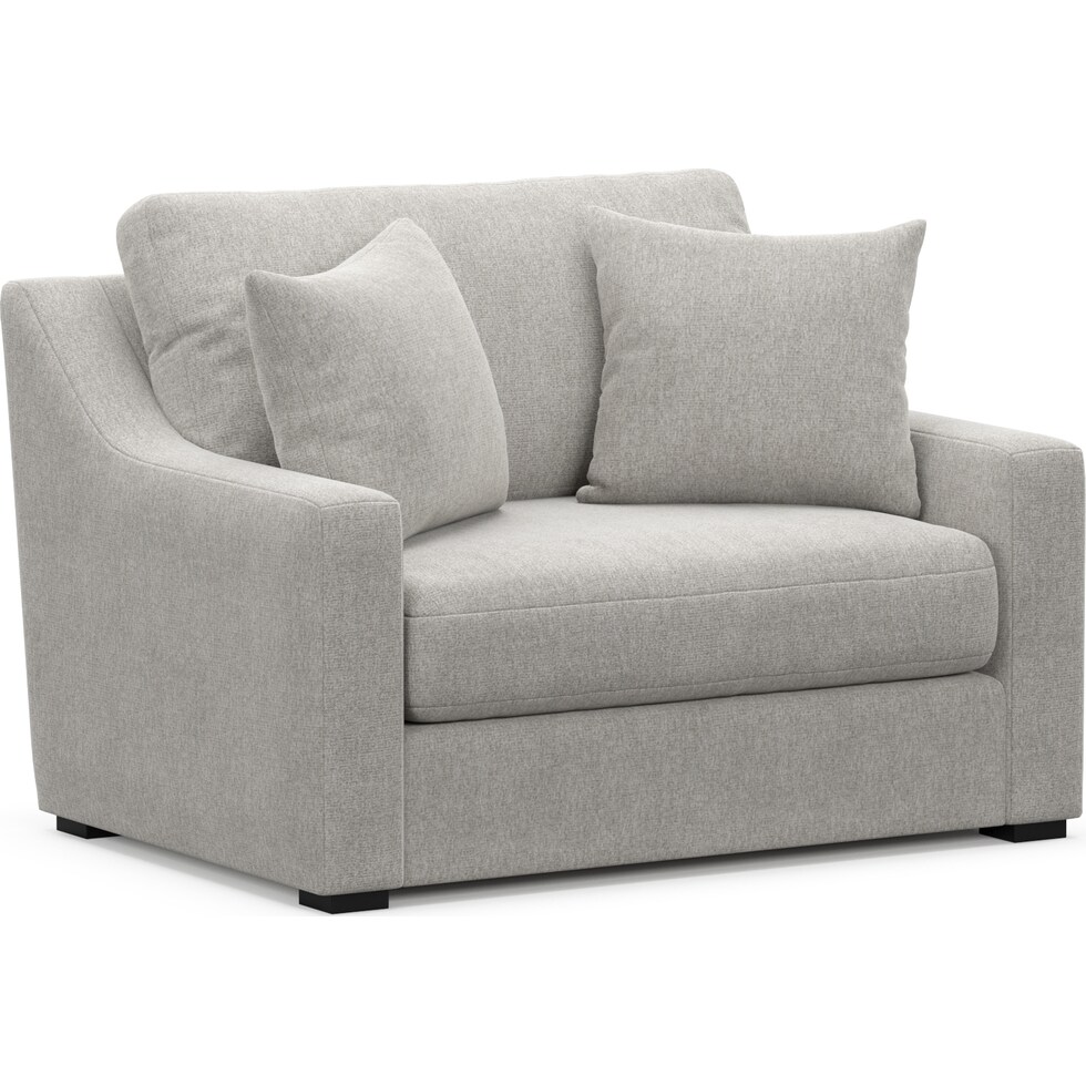 dobson gray chair and a half   