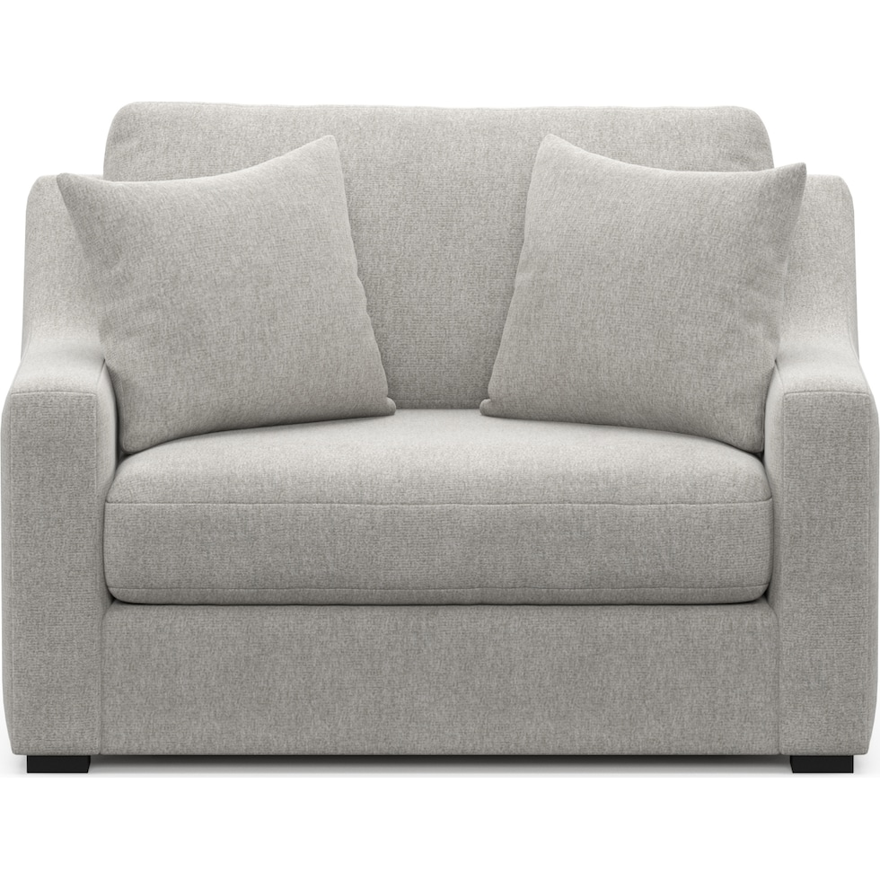 dobson gray chair and a half   