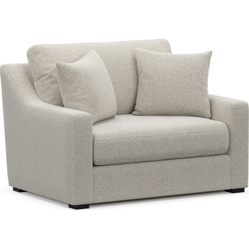 dobson gray chair and a half   