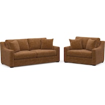 dobson light brown  pc living room   