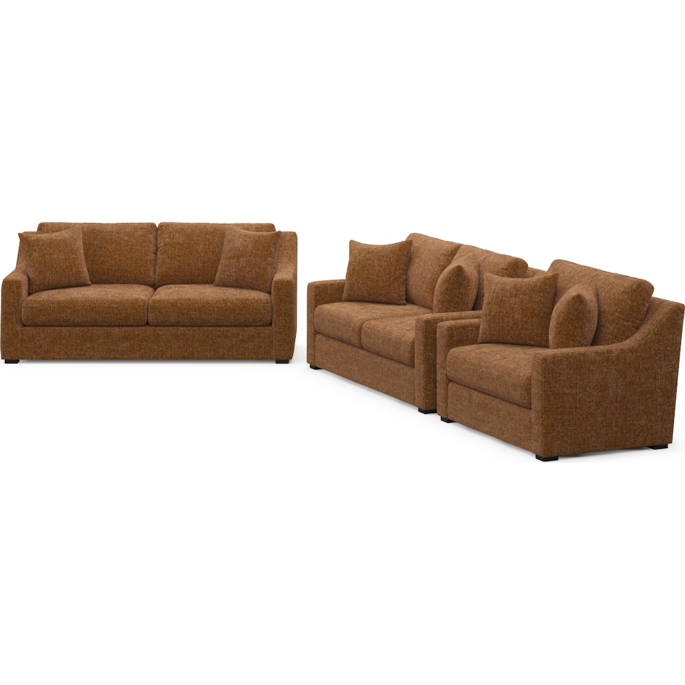 dobson light brown  pc living room   