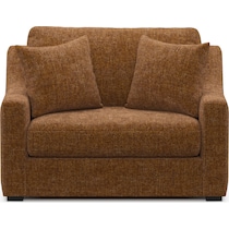 dobson light brown chair and a half   