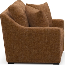 dobson light brown chair and a half   