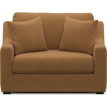 dobson light brown chair and a half   