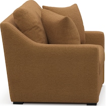 dobson light brown chair and a half   