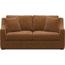 dobson light brown loveseat   