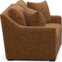 dobson light brown loveseat   