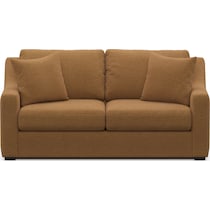dobson light brown loveseat   