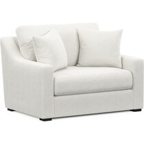 dobson white chair and a half   