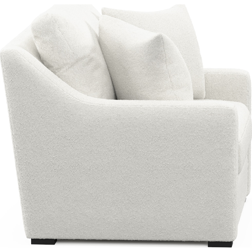 dobson white chair and a half   