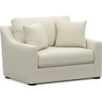 dobson white chair and a half   