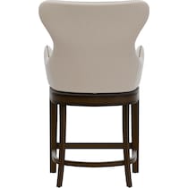 dolly white counter height stool   