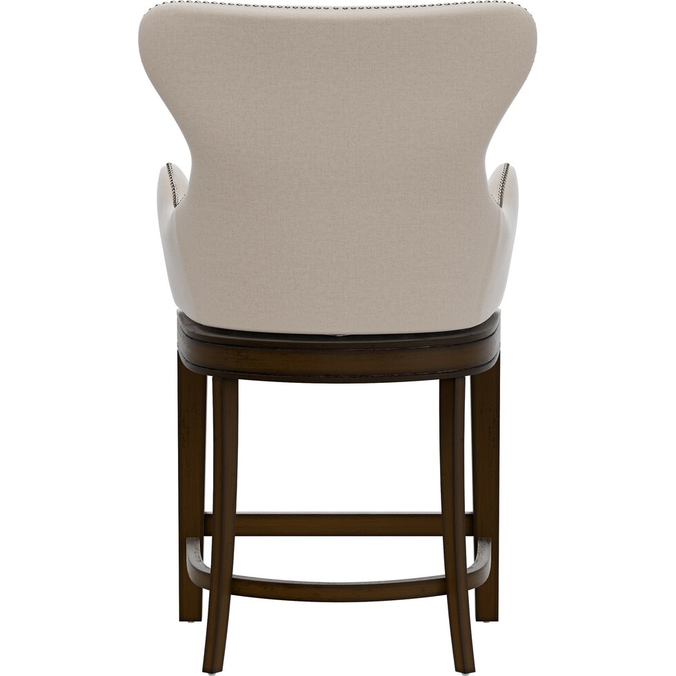 dolly white counter height stool   