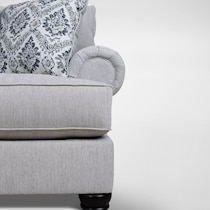 dolomite white loveseat   