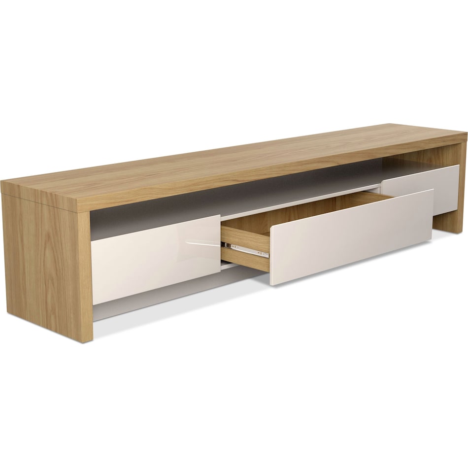 dom light brown tv stand   