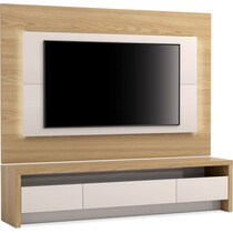 dom light brown tv stand   
