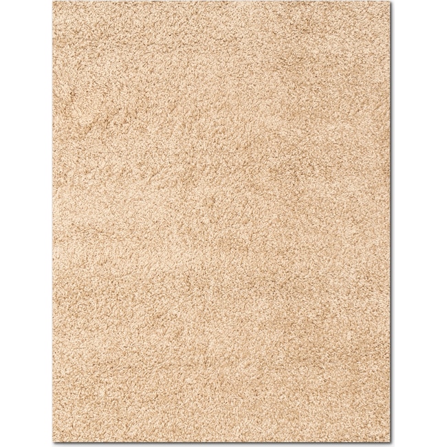 Rugs - Domino Shag Area Rug - Taupe