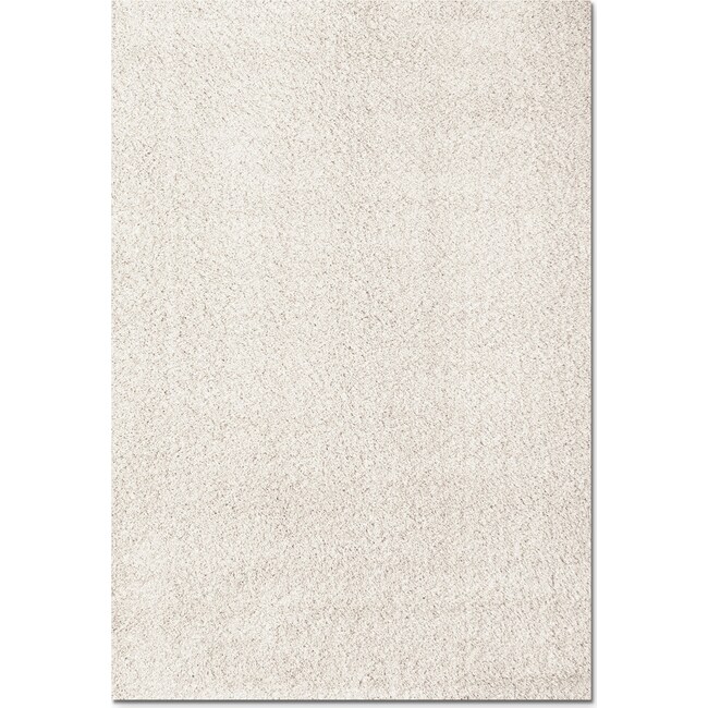 Rugs - Domino Shag Area Rug - White