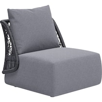 don pedro gray outdoor chair   