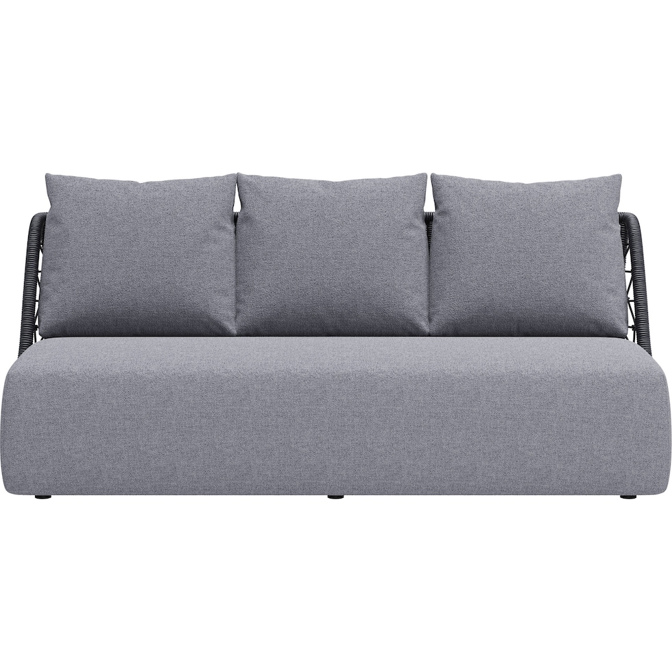 don pedro gray outdoor sofa   