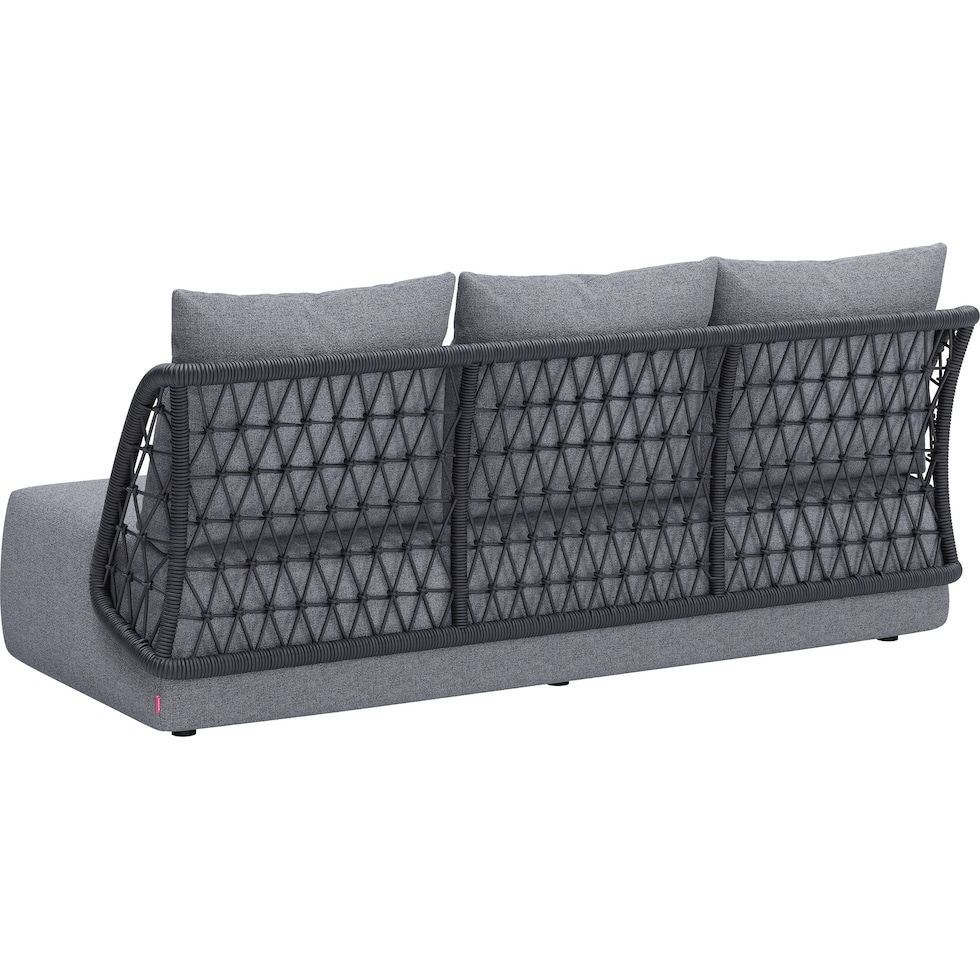 don pedro gray outdoor sofa   