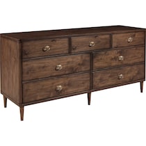 donald dark brown dresser   