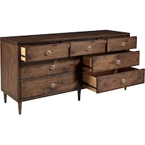 donald dark brown dresser   