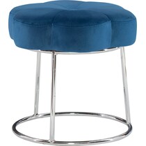 dora blue vanity stool   