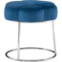 dora blue vanity stool   