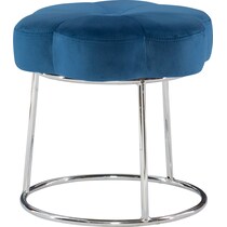 dora blue vanity stool   