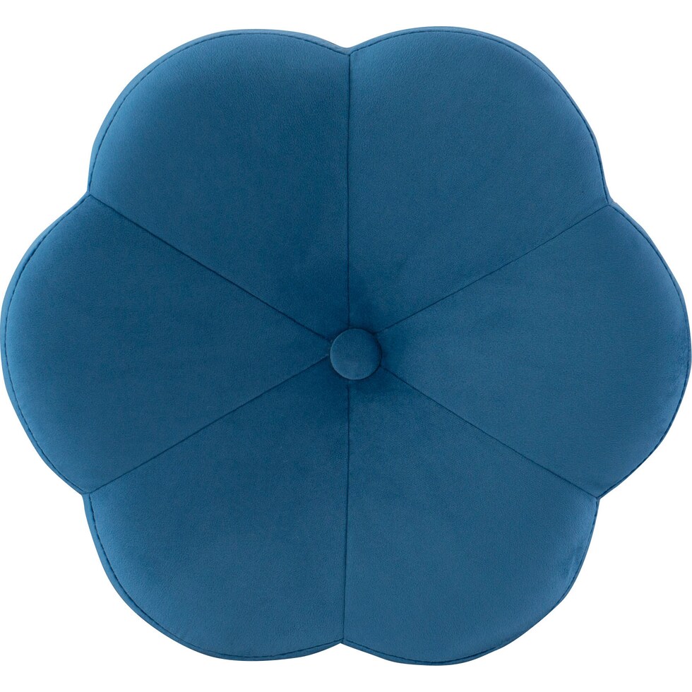 dora blue vanity stool   