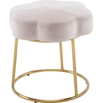 dora pink vanity stool   