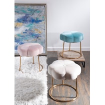 dora pink vanity stool   