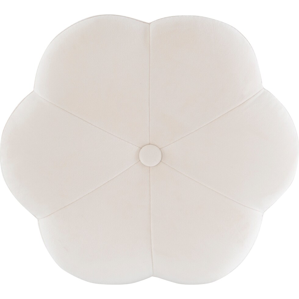 dora white vanity stool   