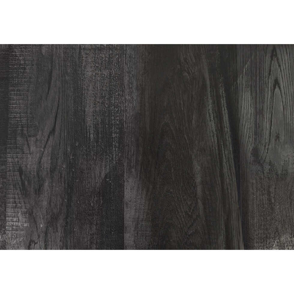 doran dark gray black end table   