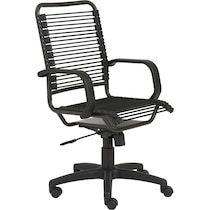doreen black office chair   