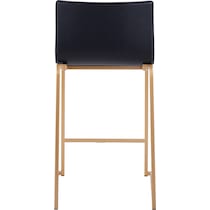 doric black counter height stool   