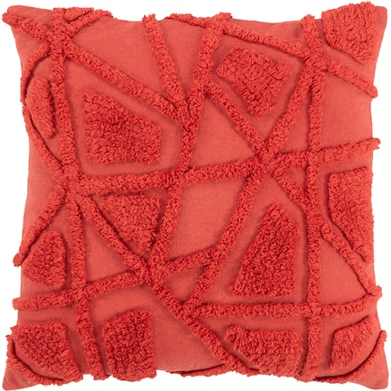Dorit 20" X 20" Pillow - Coral