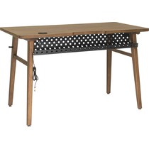 dorothy dark brown desk   