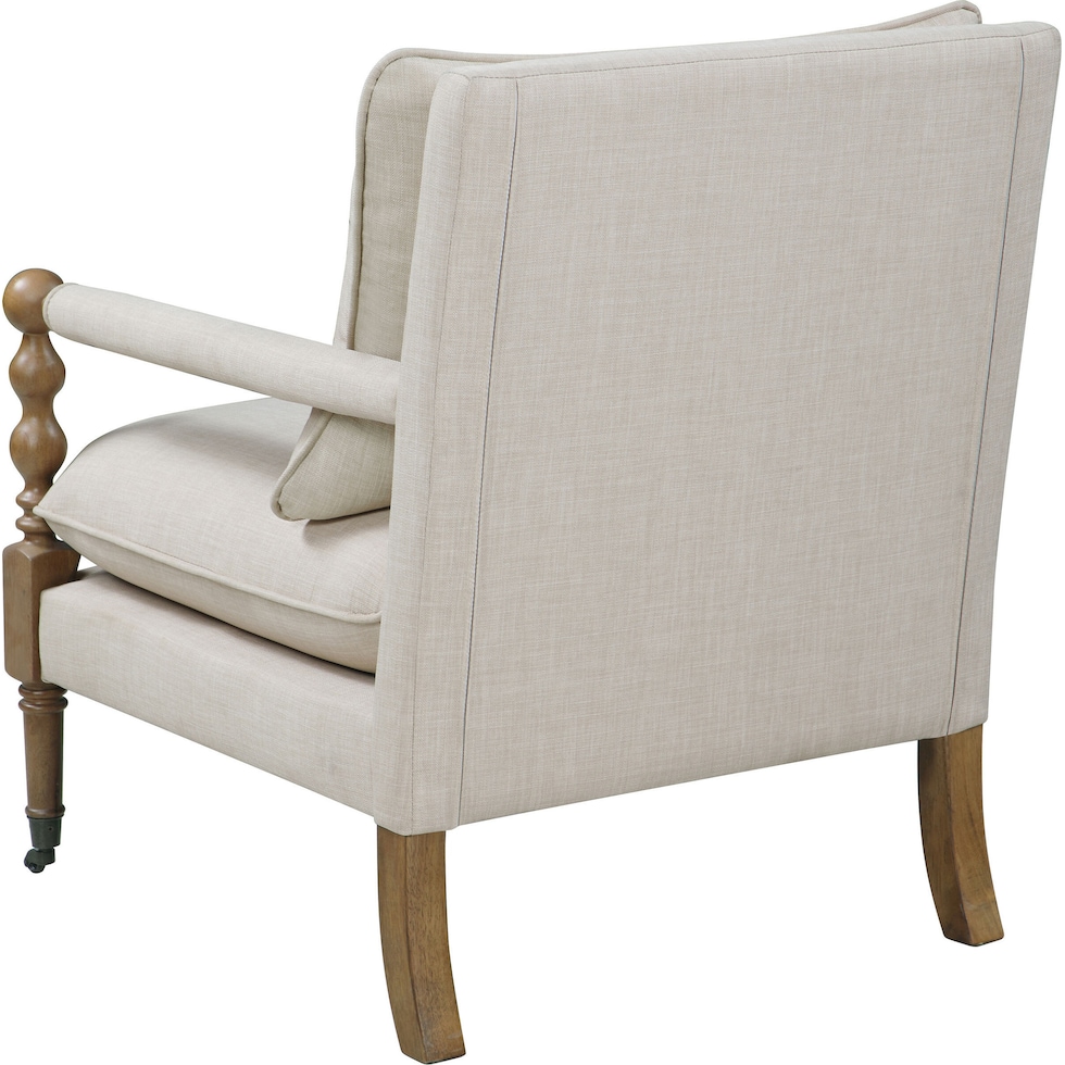 dorothy neutral accent chair   