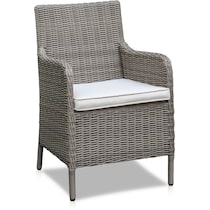 dover bay gray outdoor chair   