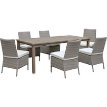 dover bay gray outdoor dinette   