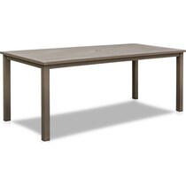 dover bay gray outdoor dining table   