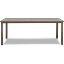 dover bay gray outdoor dining table   
