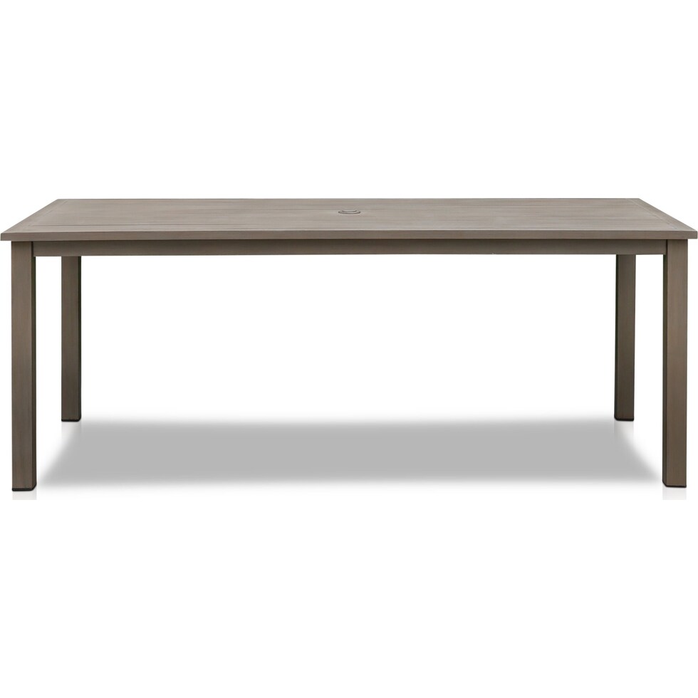dover bay gray outdoor dining table   