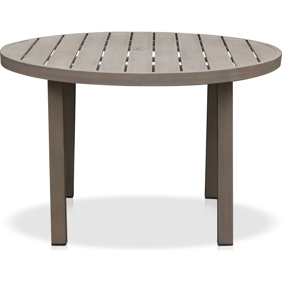 dover bay gray outdoor dining table   